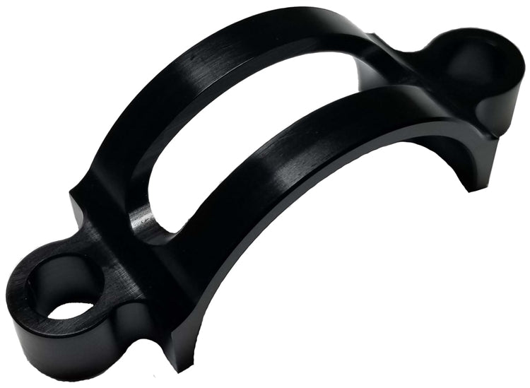 TRIPLE X RACE COMPONENTS Sprint Car billet steeri ng clamp.  2024 Aluminum (TXRSPUD-8372BLK)