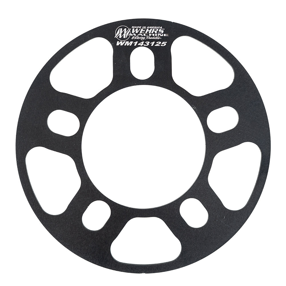 WEHRS MACHINE Wheel Spacer 1/8in Small 5 Alum (WEHWM143125)