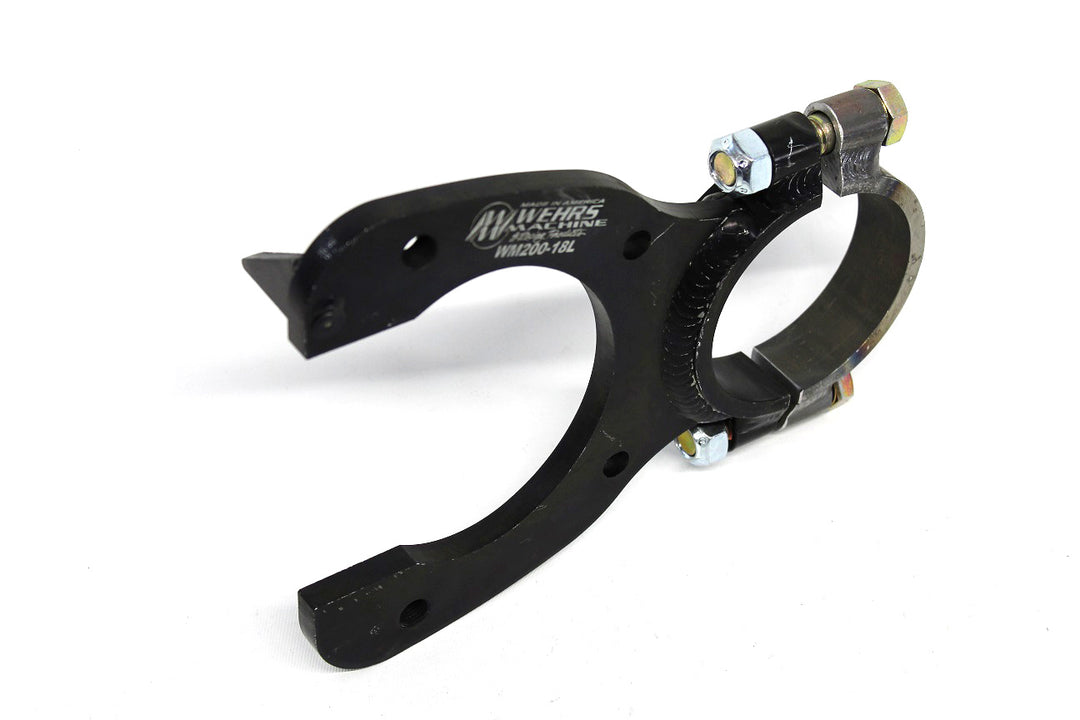 WEHRS MACHINE Caliper Mount Left Clamp-On Metric Fab. (WEHWM200-18L)