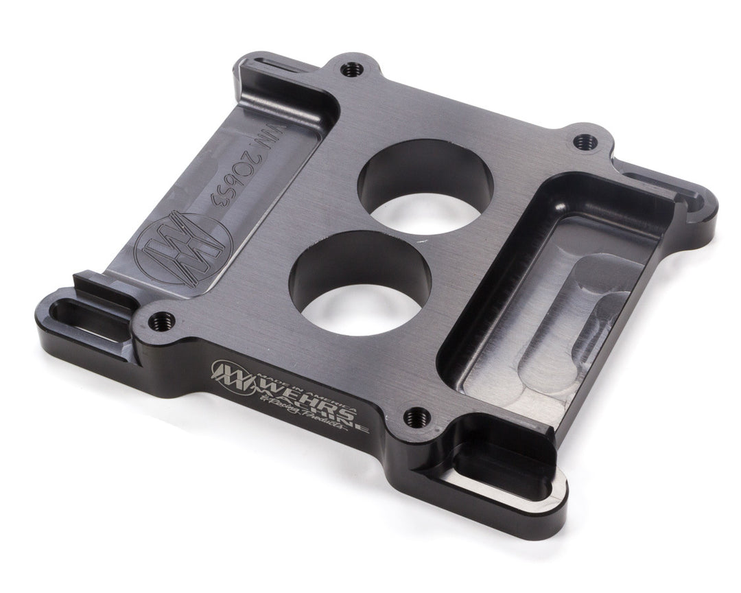 WEHRS MACHINE Carb Adapt. 2BBl to 4BBl 1in Tall Slider (WEHWM206SB)