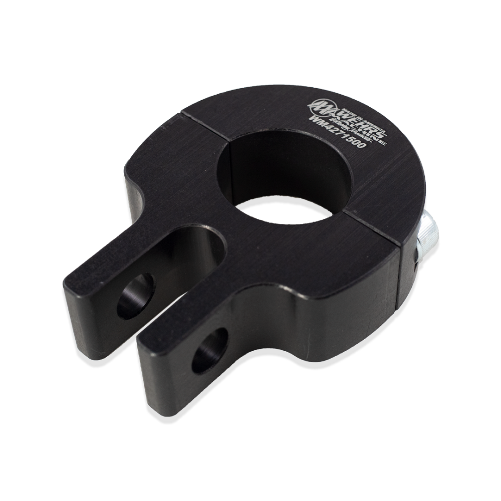 WEHRS MACHINE Clamp-On Bracket 1-1/2in Tube for 1/2in Heim (WEHWM4271500)