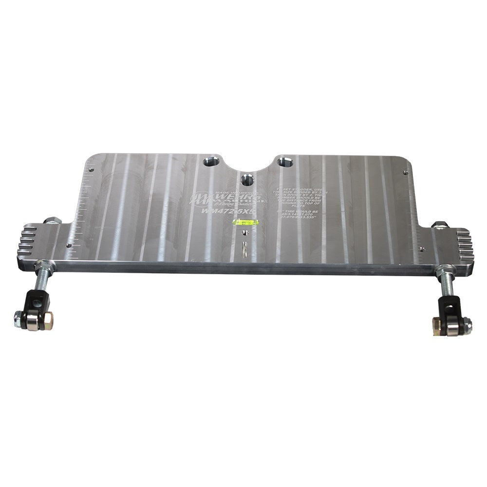 WEHRS MACHINE Set Up Plate for 5x5 Pattern (WEHWM472-5X5)