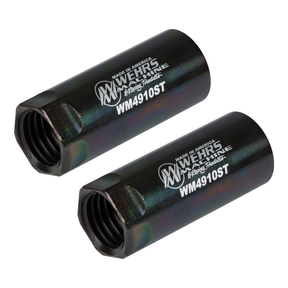 WEHRS MACHINE Jam Nut Tall 1in Coarse Jack Screw Steel (Pair) (WEHWM4910ST)
