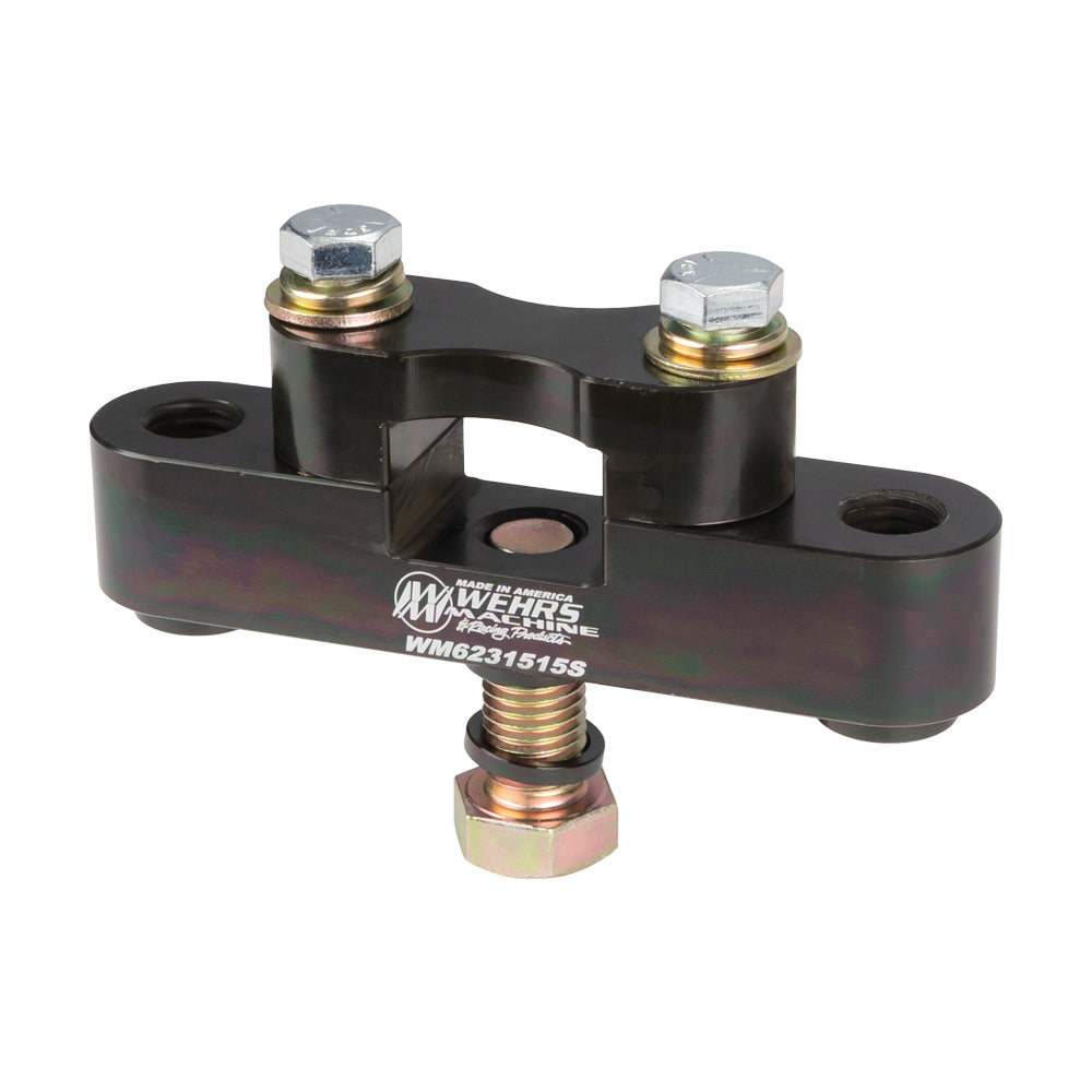 WEHRS MACHINE Panhard Mount 1.5 x 1.5 3 Hole Steel (WEHWM6231515S)