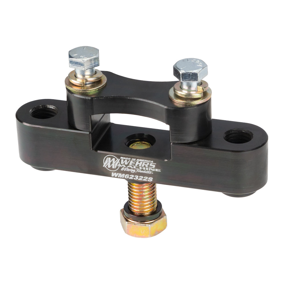 WEHRS MACHINE Panhard Mount 2in x 2in Steel 3 Hole (WEHWM62322S)